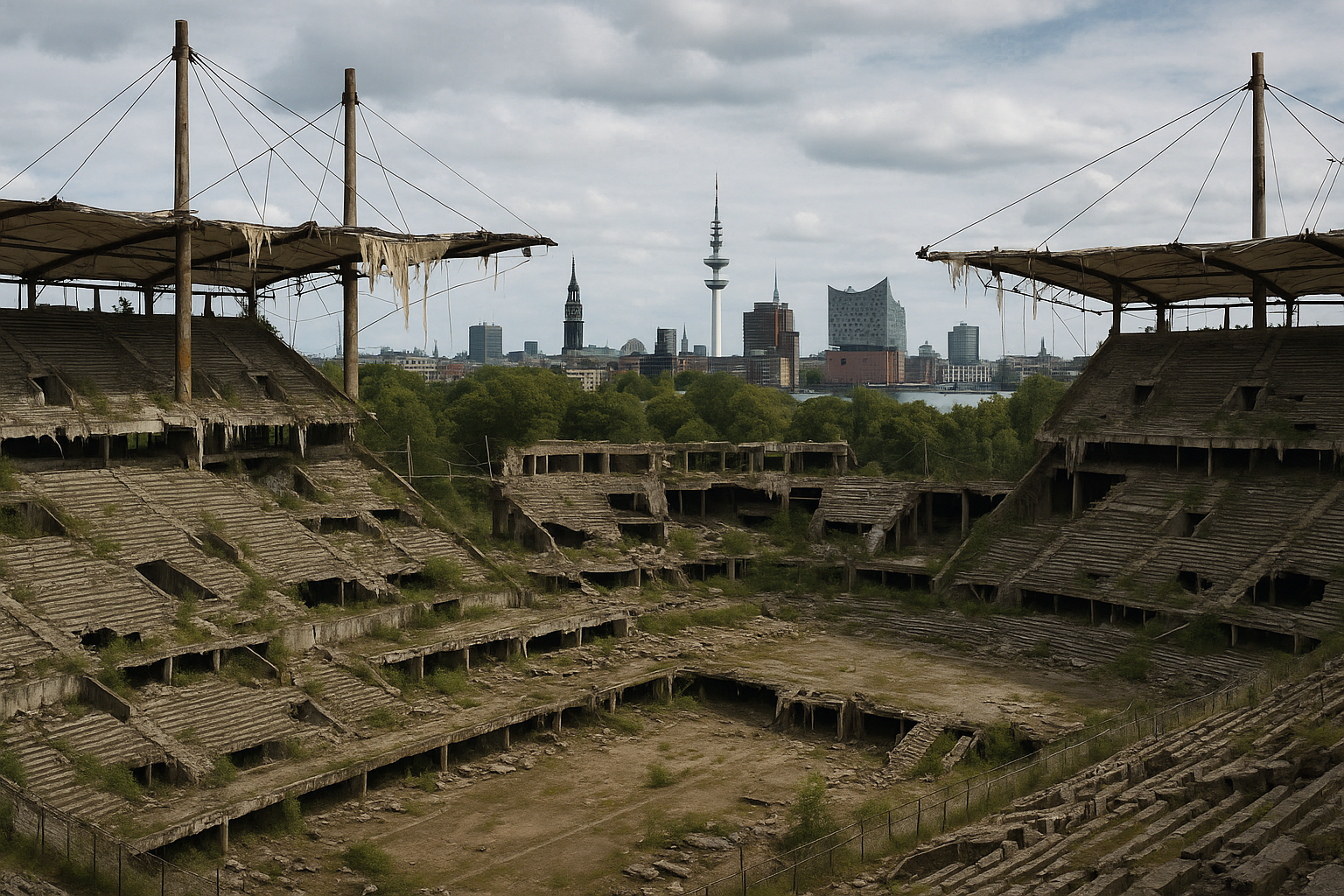 Neubau eines Olympia-Stadions in Hamburg