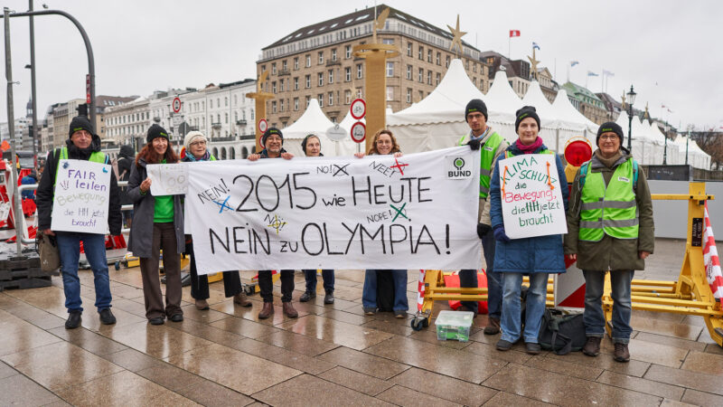 BUND Hamburg: Olympia-Bewerbung – Unklare Sportstätten-Konzepte und Risiko massiver Flächenversiegelung