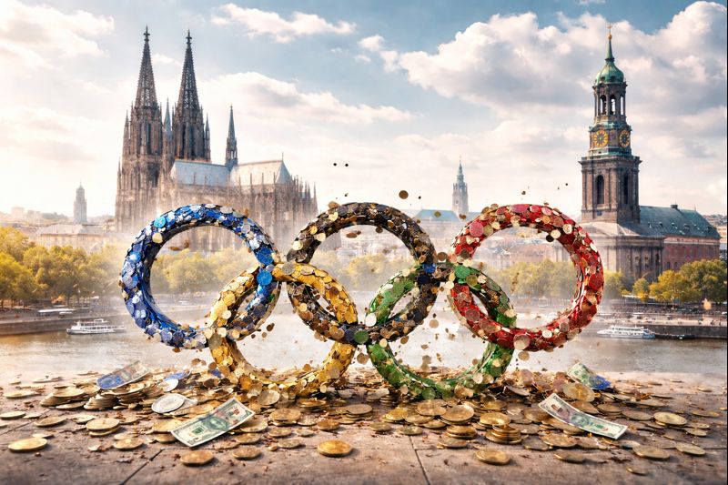 Versprechungen und immer mehr: Olympische Bewerbungen in Köln und Hamburg