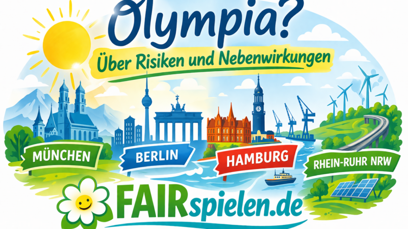 NOlympia schreibt Senatoren: Offener Brief an Sportsenator Grote und Finanzsenator Dressel